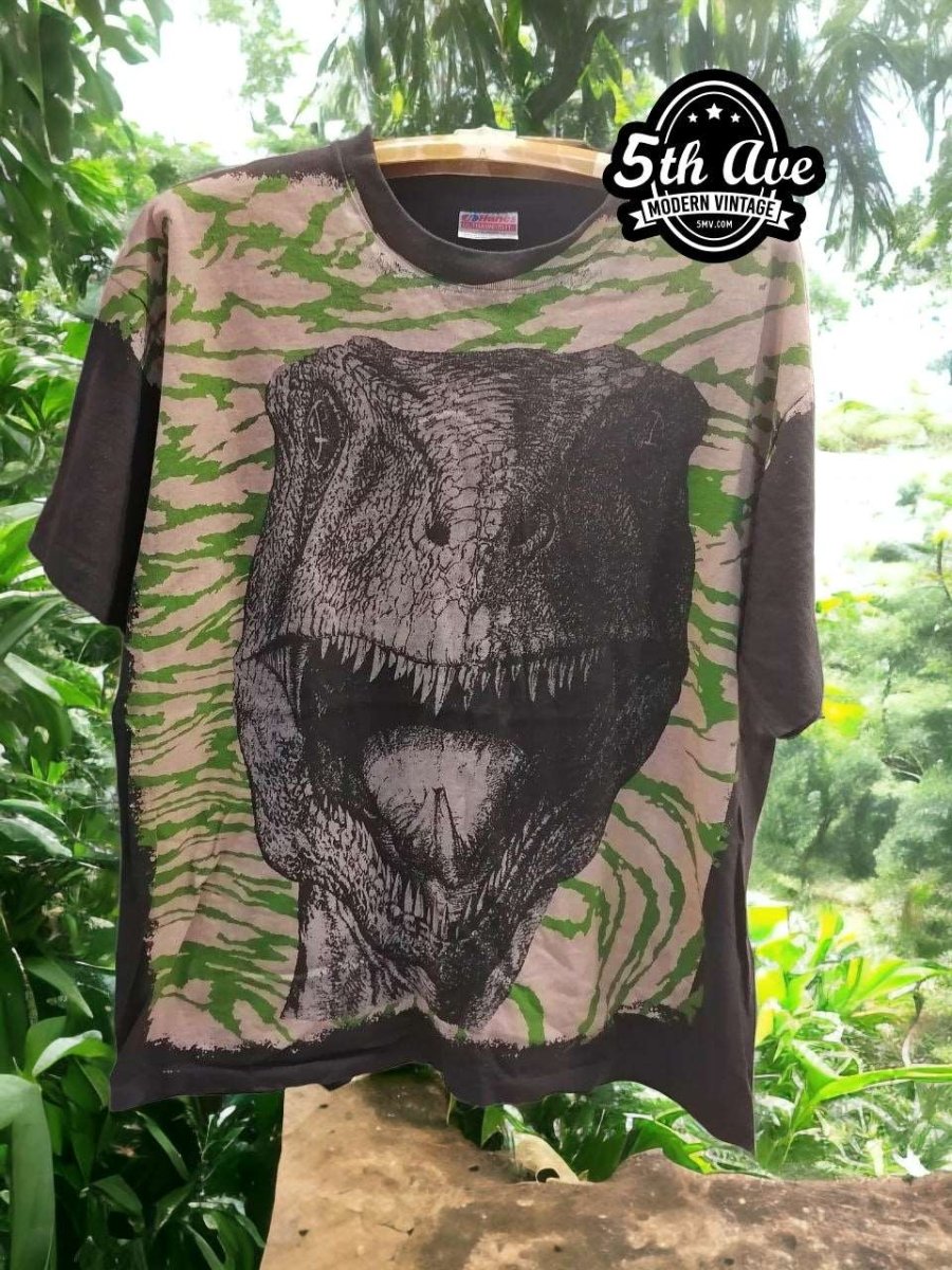 Mosquitohead Jurassic Park Dinosaur T-Rex T - Vintage Band Shirts