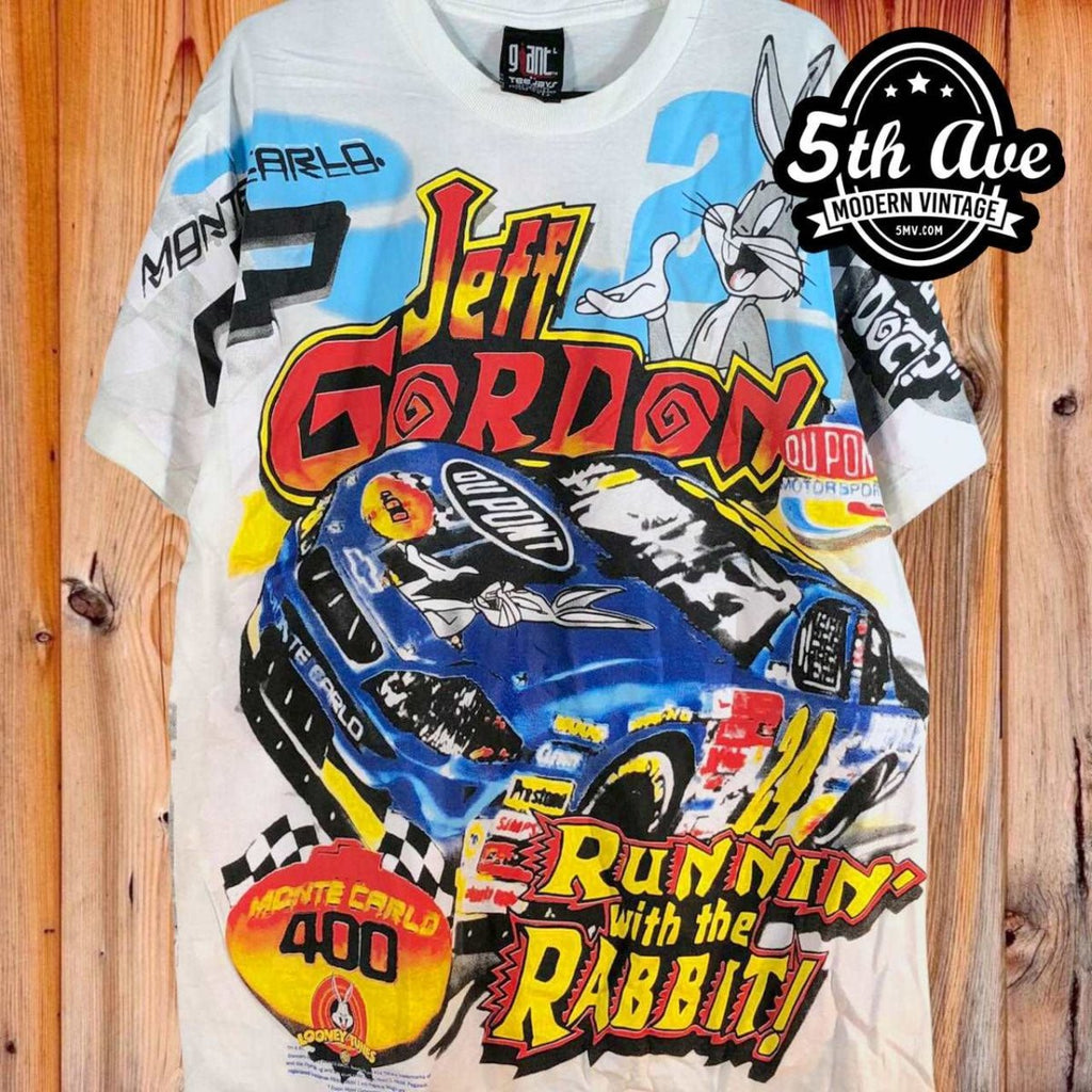 激安本物 Nascar Bugs Bunny & Jeff Gordon - AOP all over print New ミュージシャン