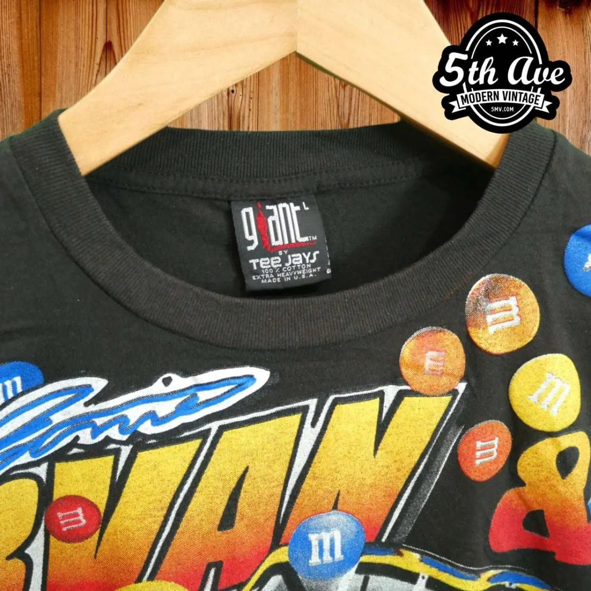 Nascar Ernie Irvan M&M's Pontiac Grand Prix - AOP all over print New Vintage T shirt - Vintage Band Shirts