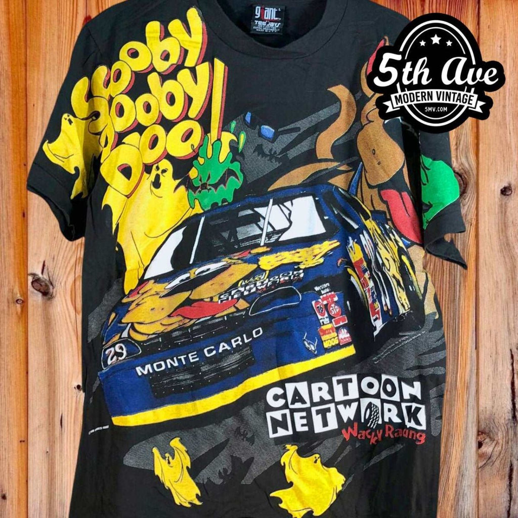 Scooby good doo nascar vintage tshirt for men