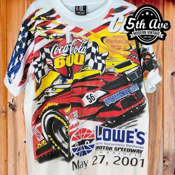 Nascar The Coca-Cola 600 - AOP all over print New Vintage T