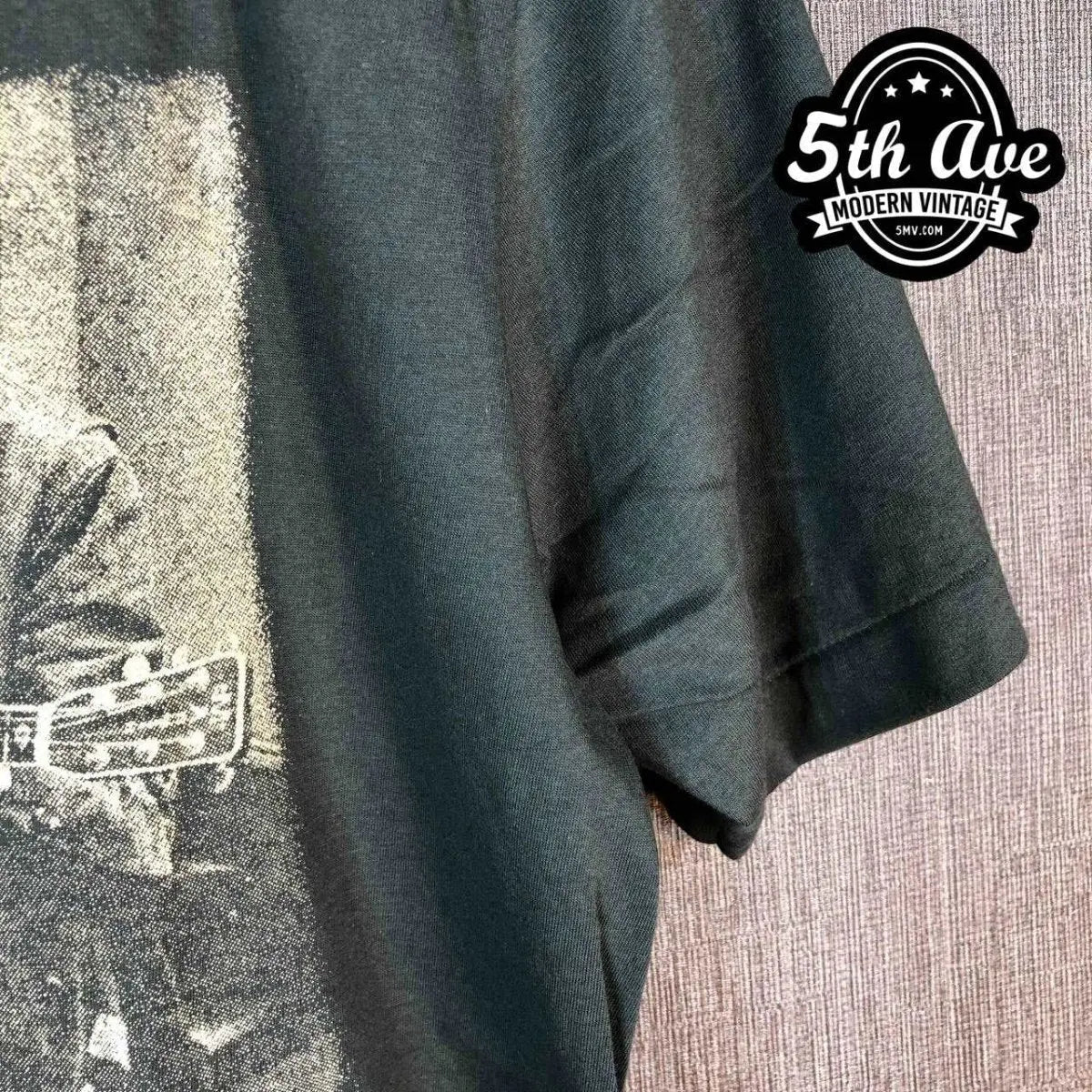 Neil Young Super Soft Cotton T-Shirt with Captain Boot Tag: A Rock 'n' Roll Icon in Every Stitch - Vintage Band Shirts
