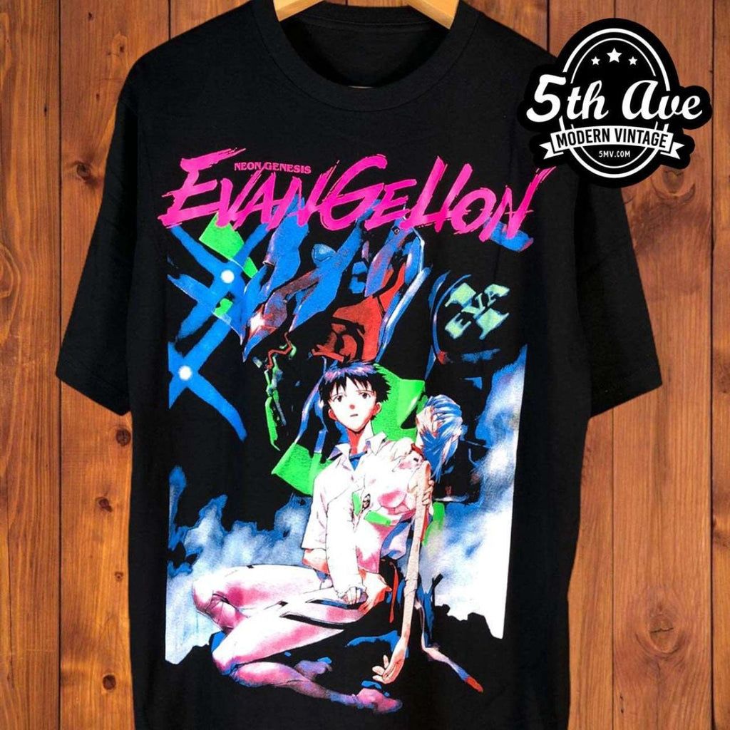 Evangelion nerv gainax hot vintage t shirt