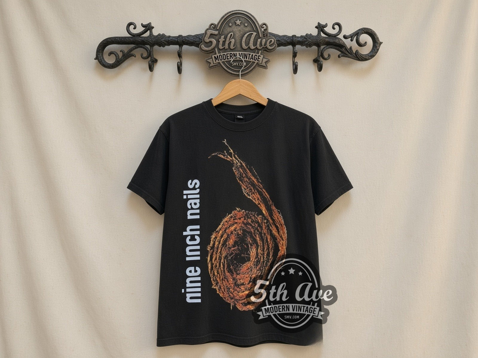 Nine Inch Nails NIИ 'With Teeth Black Vintage Band T-Shirt