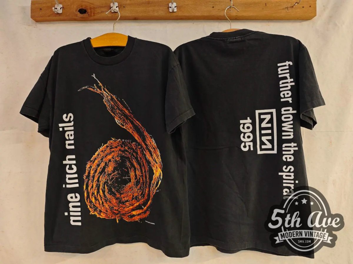 Nine Inch Nails NIИ Further Down the Spiral 1995 - New Vintage Band T shirt - Vintage Band Shirts
