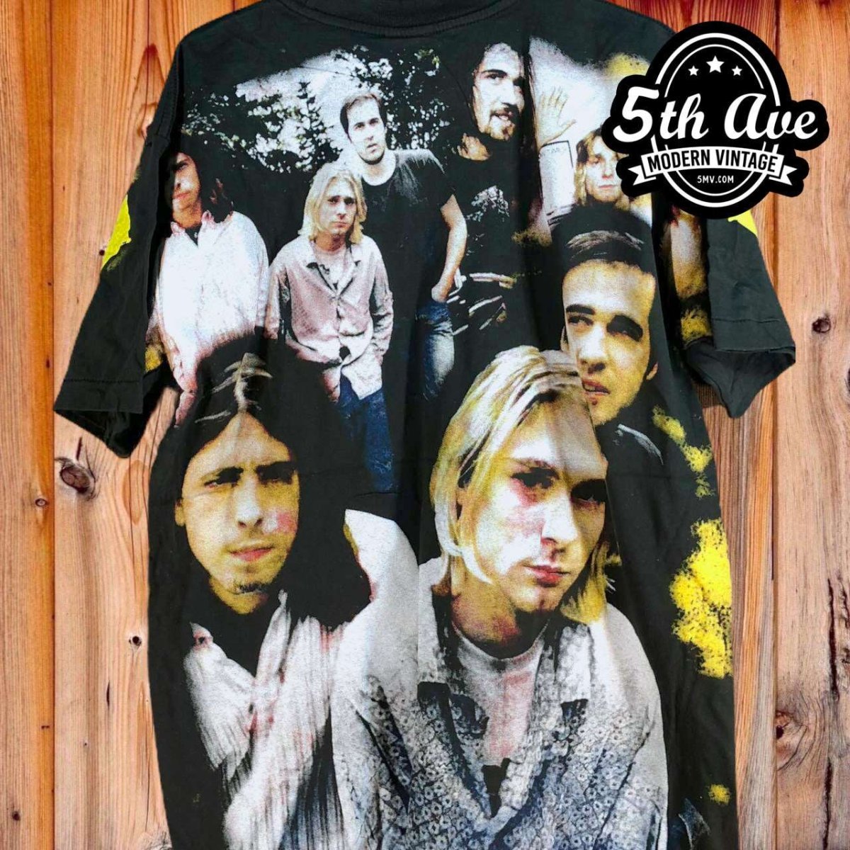 Nirvana - AOP all over print New Vintage Band T shirt - Vintage Band Shirts