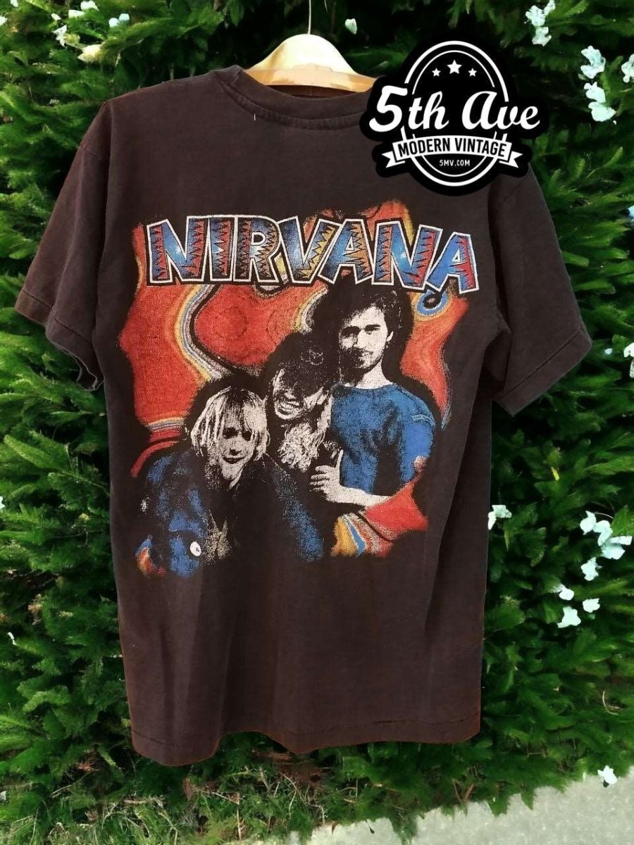 Nirvana Bootleg Single Stitch t shirt - Vintage Band Shirts