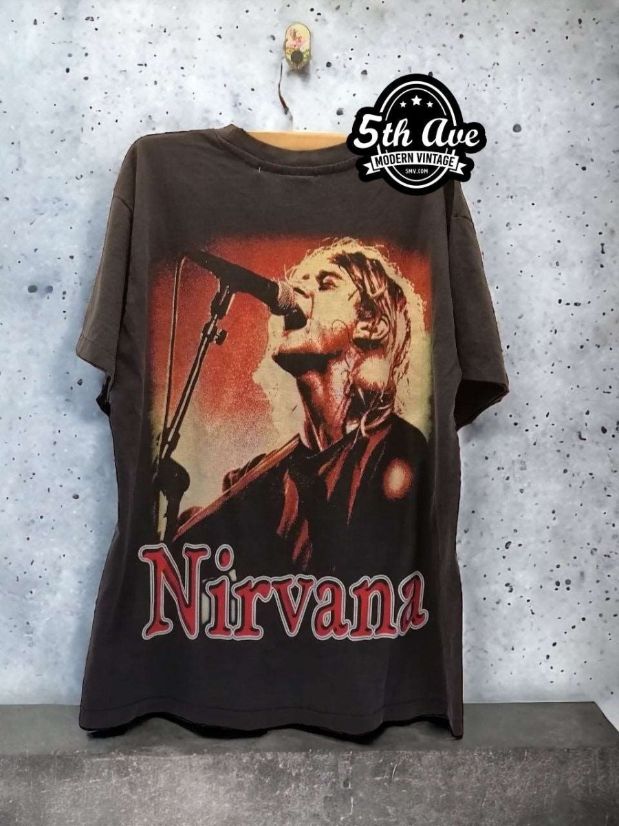 Nirvana Bootleg Single Stitch Tshirt - Vintage Band Shirts