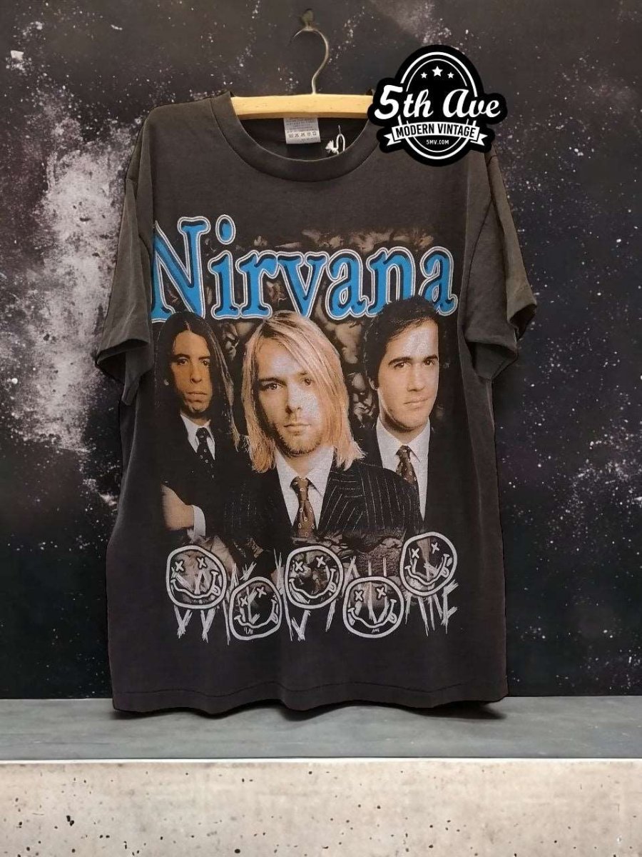 Nirvana Bootleg Single Stitch Tshirt - Vintage Band Shirts