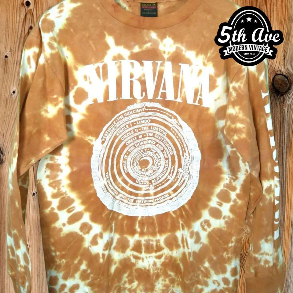 トップス Nirvana 1992 Hell Circle GIANT T-Shirt NIRVANA T-shirt Circles of Hell | DIRTY BOOTH