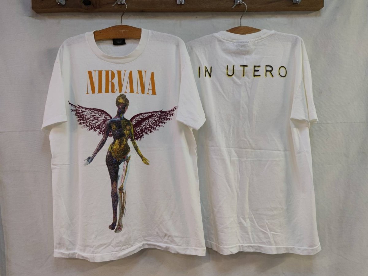 Nirvana 'In Utero' Angel Long Sleeve T-Shirt: A Timeless Tribute to Iconic Music - Vintage Band Shirts