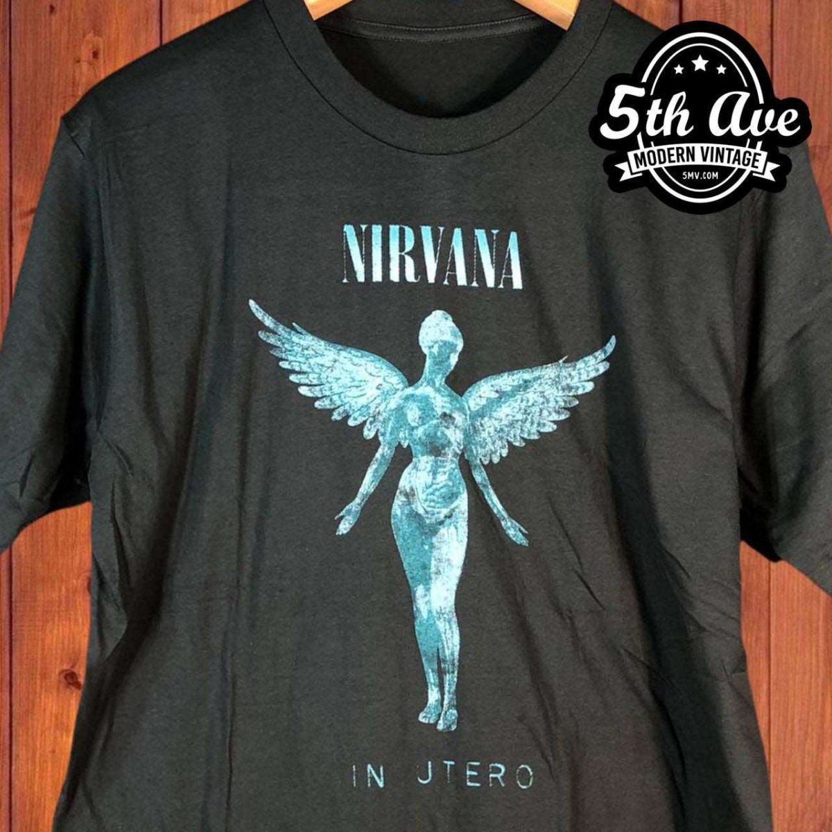 Nirvana In Utero Angel Tee: A Streetwear Essential for the True Grunge Aficionado - Vintage Band Shirts