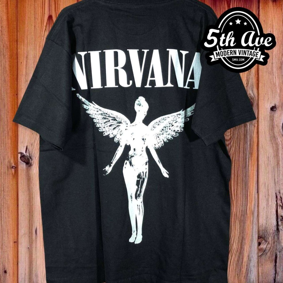 Nirvana In Utero Glow In The Dark - New Vintage Band T shirt - Vintage Band  Shirts