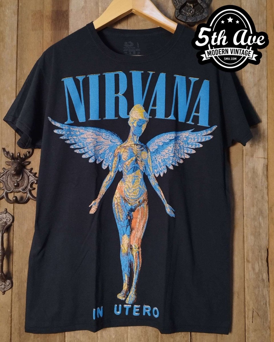 Nirvana In Utero - New Vintage Band T shirt