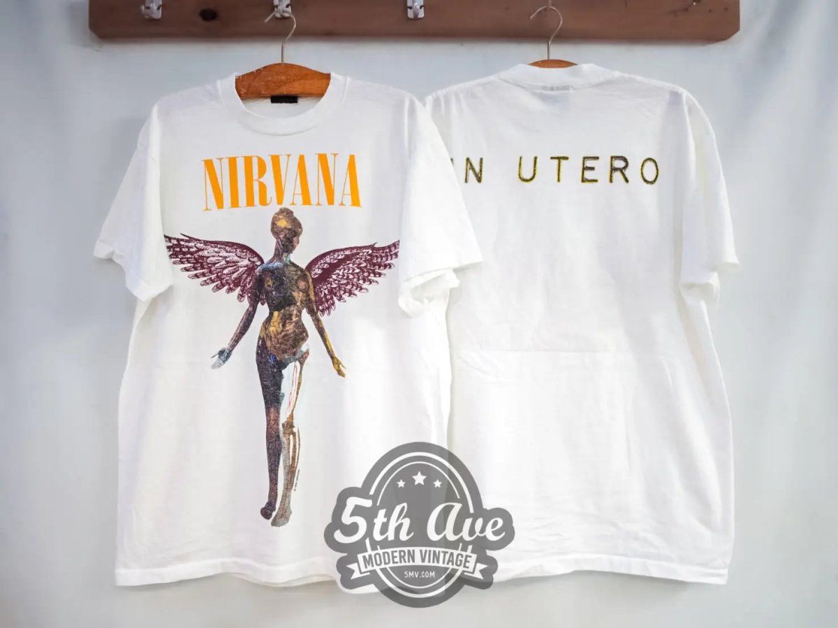 Nirvana In Utero - New Vintage Band T shirt - Vintage Band Shirts