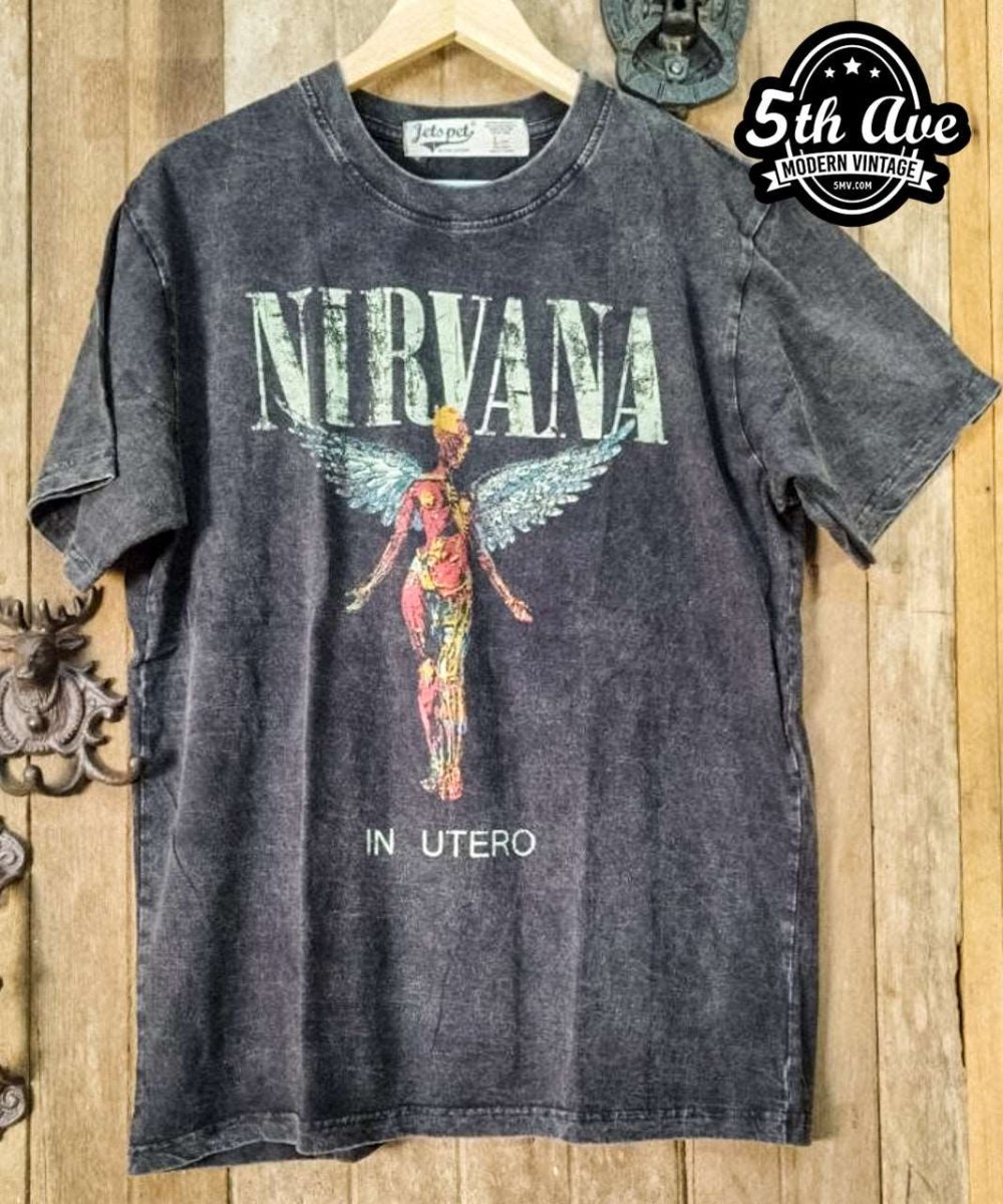 Nirvana In Utero - New Vintage Band T shirt - Vintage Band Shirts