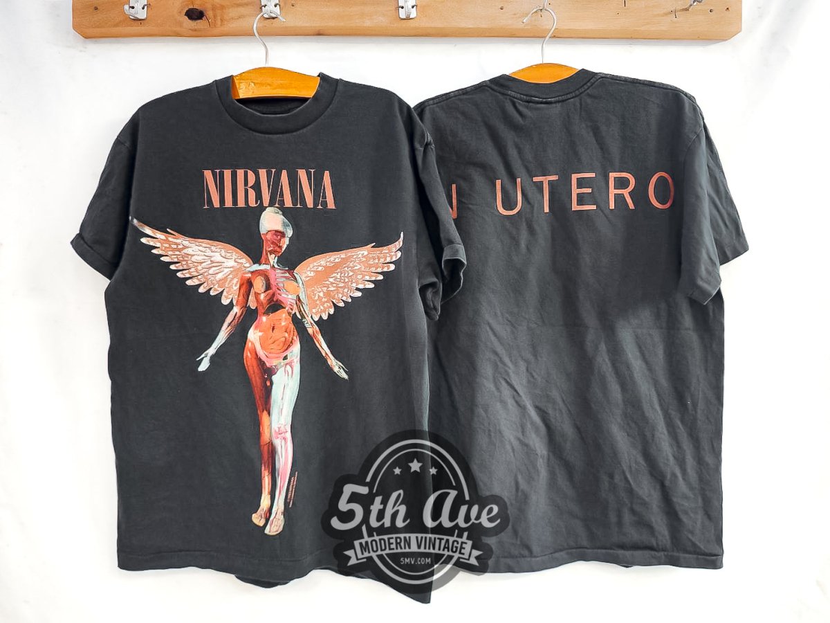 Nirvana 'In Utero' - Vintage Reprint Band T-Shirt - Vintage Band Shirts