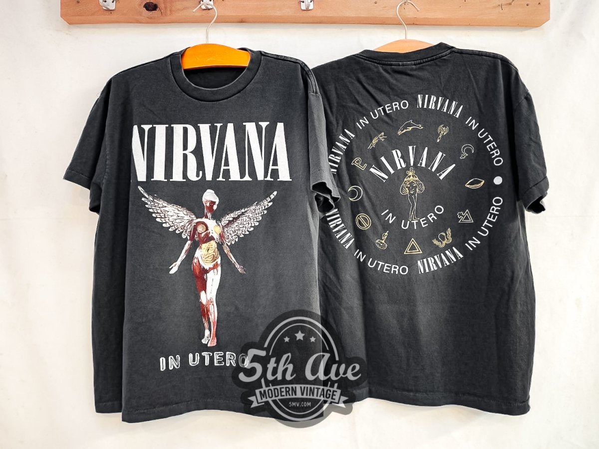Nirvana 'In Utero' - Vintage Reprint Band T-Shirt - Vintage Band Shirts