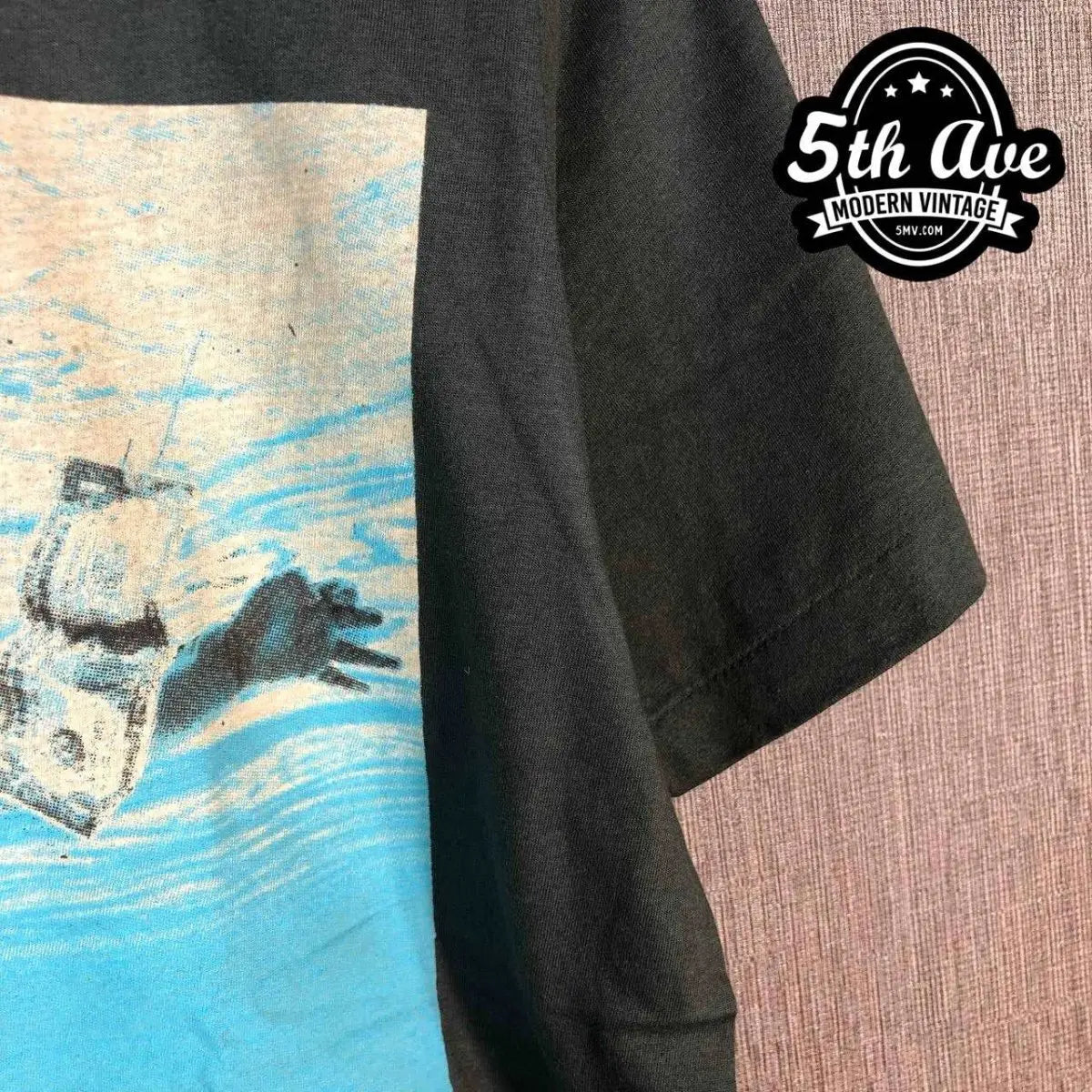 Nirvana 'Nevermind' Album Art Tee: A Distressed Tribute to a Grunge Masterpiece - Vintage Band Shirts