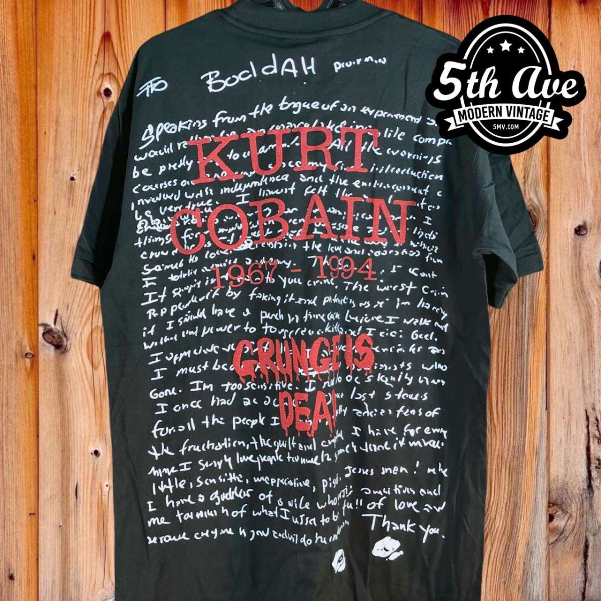 Nirvana Nevermind Grunge Is Dead - AOP all over print New Nirvana Nevermind Grunge Is Dead - AOP all over print New