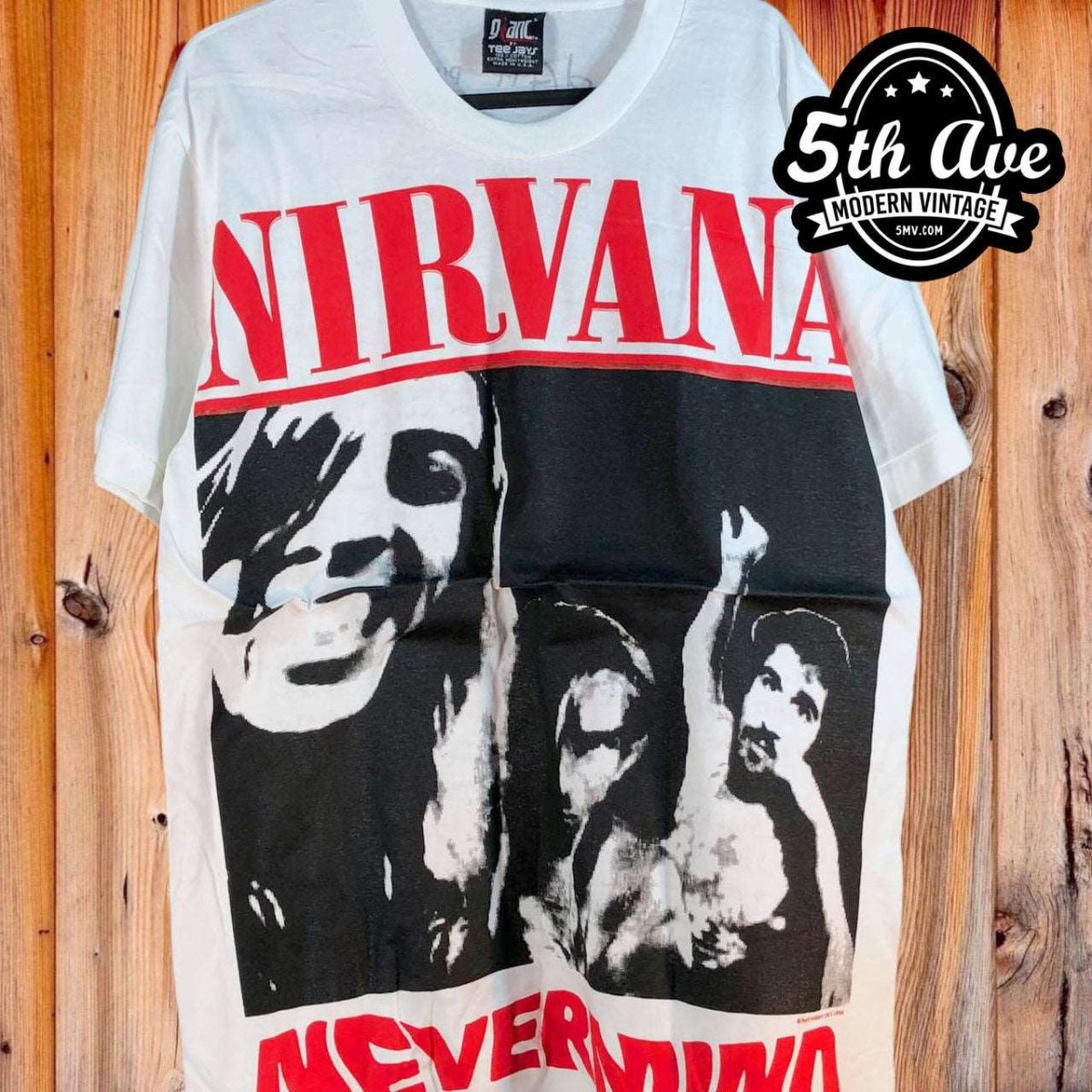 Nirvana Nevermind Grunge Is Dead - AOP all over print New Vintage Band T shirt - Vintage Band Shirts