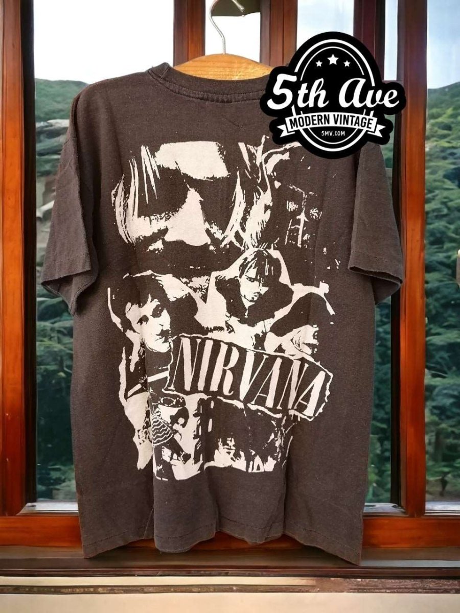 Nirvana Single Stitch Bootleg t shirt - Vintage Band Shirts