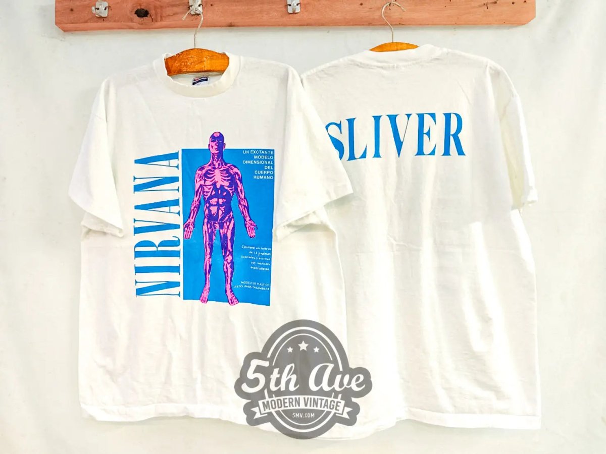 Nirvana Sliver - New Vintage Band T shirt - Vintage Band Shirts