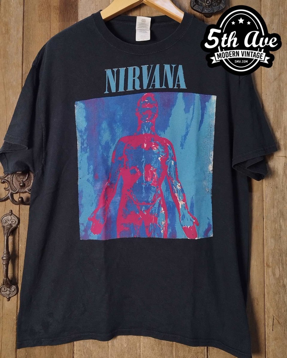 Nirvana 'Sliver' Vintage-Inspired Tee: A Distressed Tribute to Grunge Royalty - Vintage Band Shirts