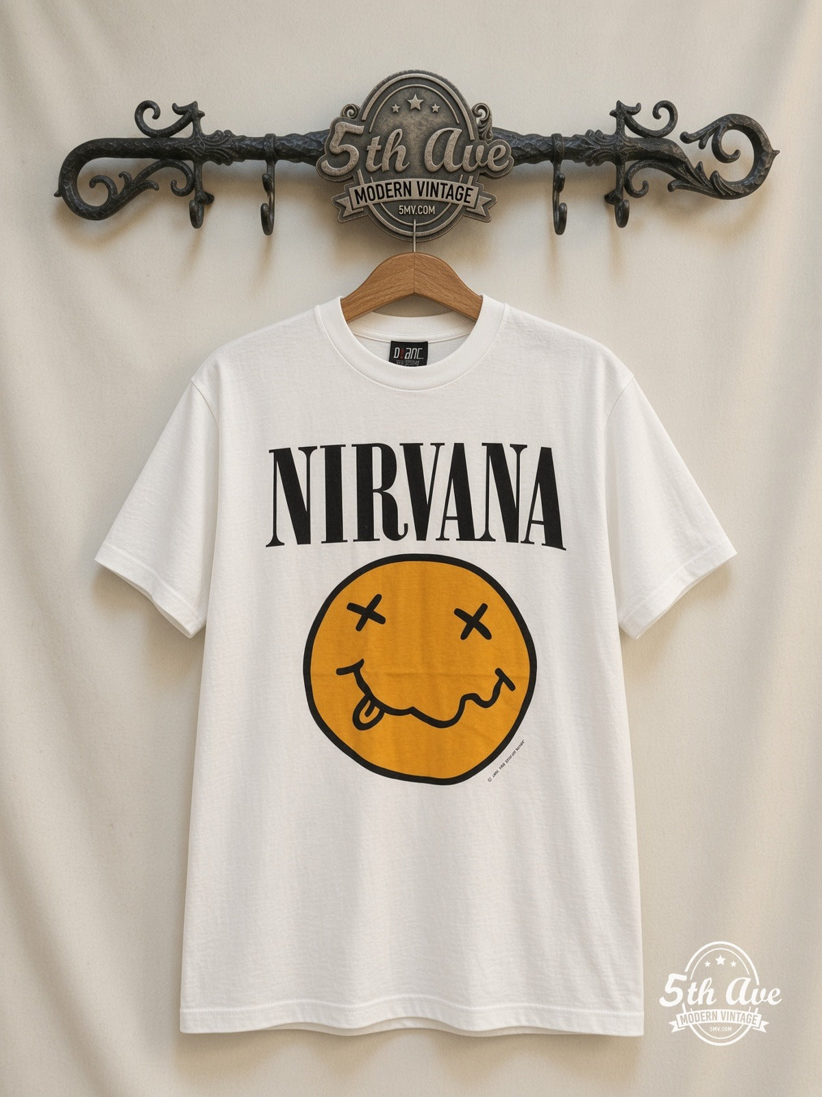 Nirvana Butthole Surfers Chokebore 1993-94 vintage band t-shirt on rack