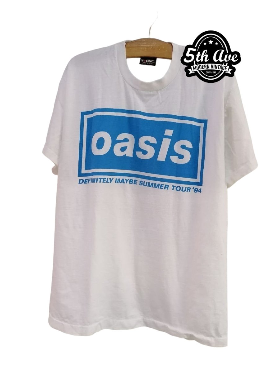 Oasis Definitely Maybe Summer Tour 1994 '94 T Shirt - Vintage Band Shirts