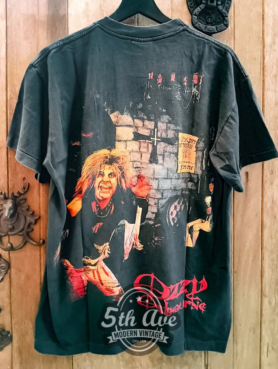 Ozzy Osbourne Bark at the Moon - New Vintage Band T shirt - Vintage Band Shirts