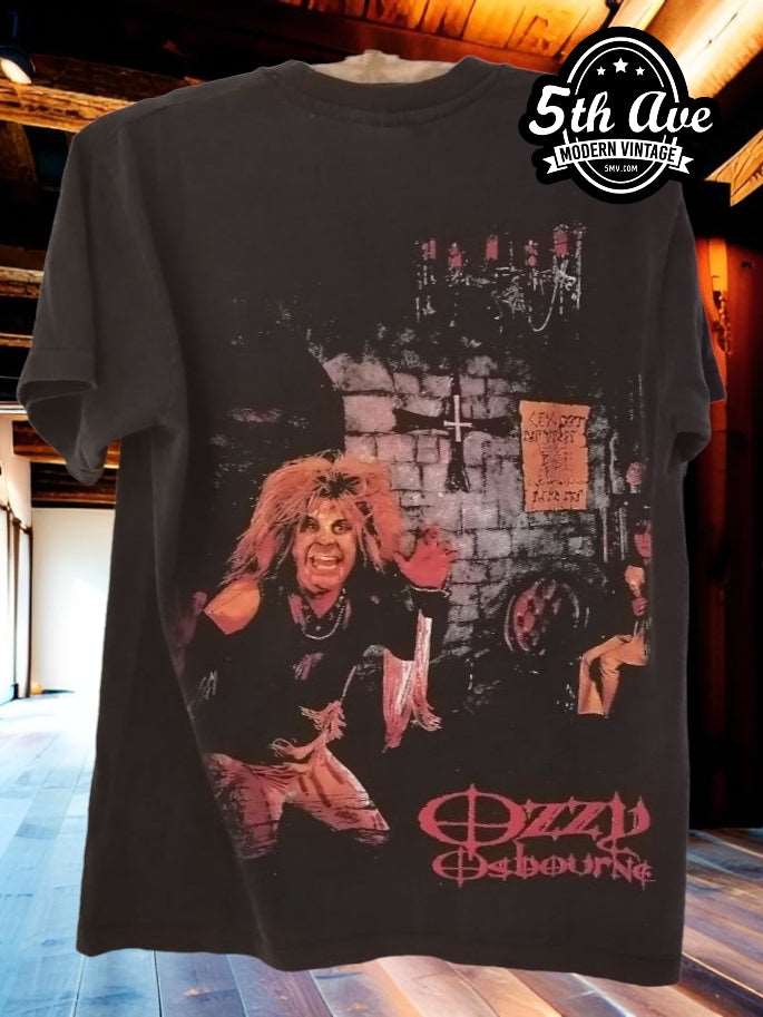 Ozzy Osbourne: The Prince of Darkness Single Stitch t shirt - Vintage Band Shirts