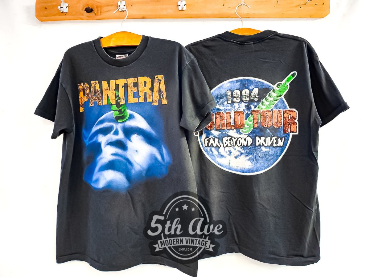 Pantera 'Far Beyond Driven' World Tour 1994 - Vintage Reprint Band T-Shirt - Vintage Band Shirts