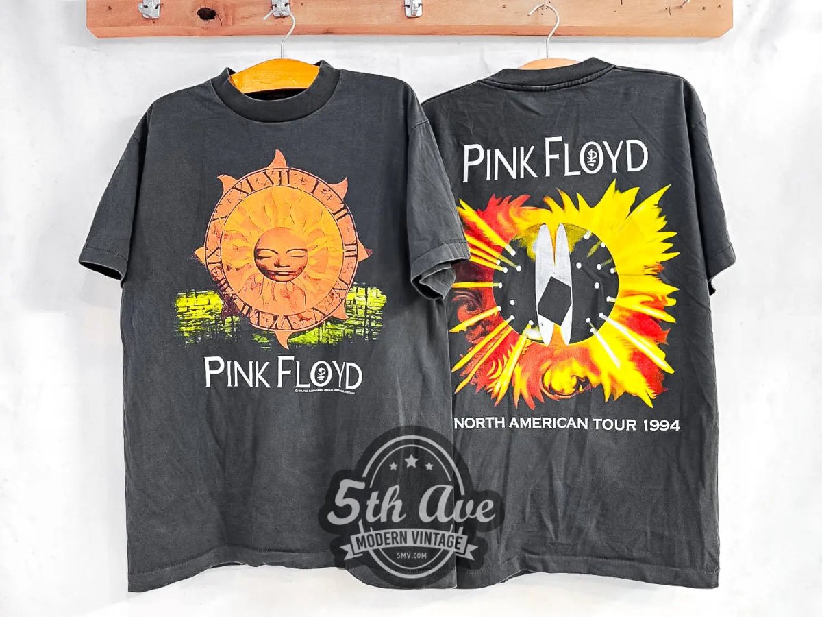 Pink Floyd North American Tour 1994 - Vintage Reprint Band T-Shirt - Vintage Band Shirts