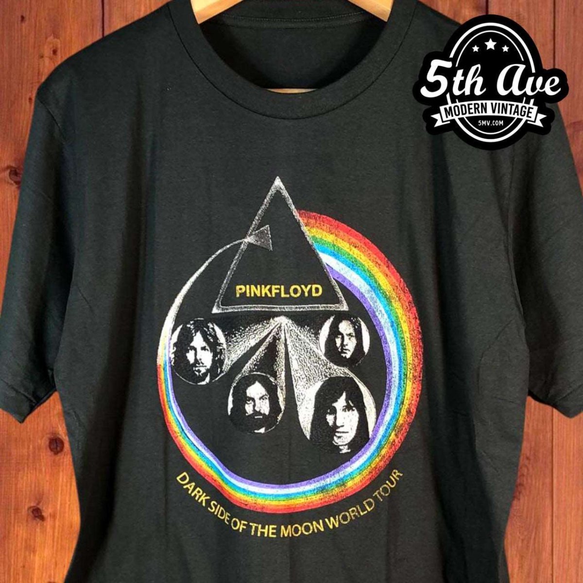 Pink Floyd The Dark Side of the Moon World Tour - New Vintage Band T shirt - Vintage Band Shirts