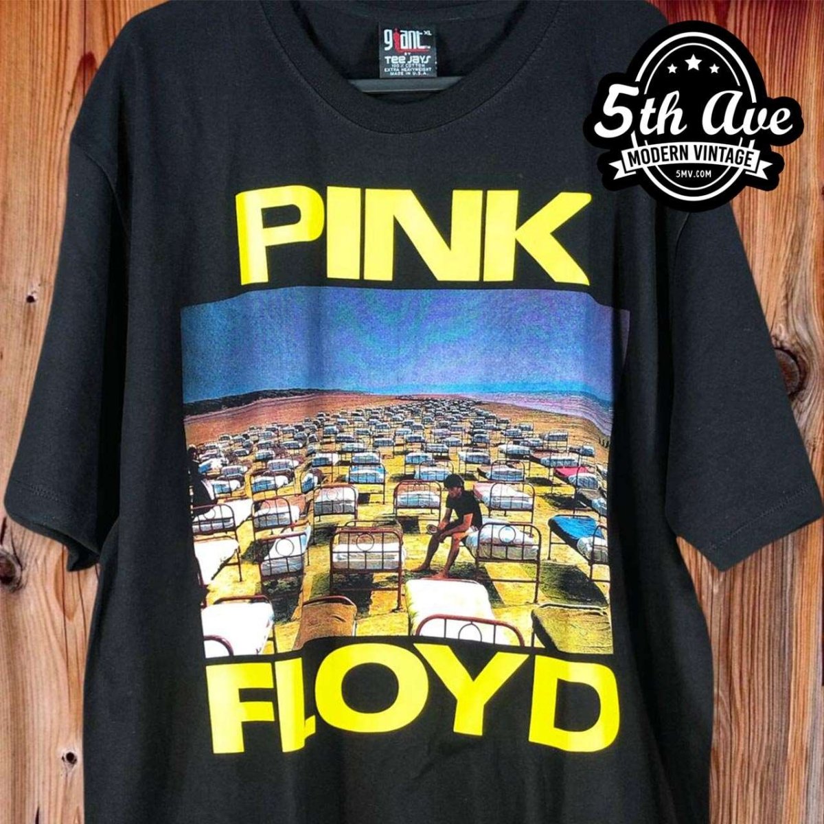 Pink Floyd Mens T-shirt World Tour 1987 Cotton Band Tee S