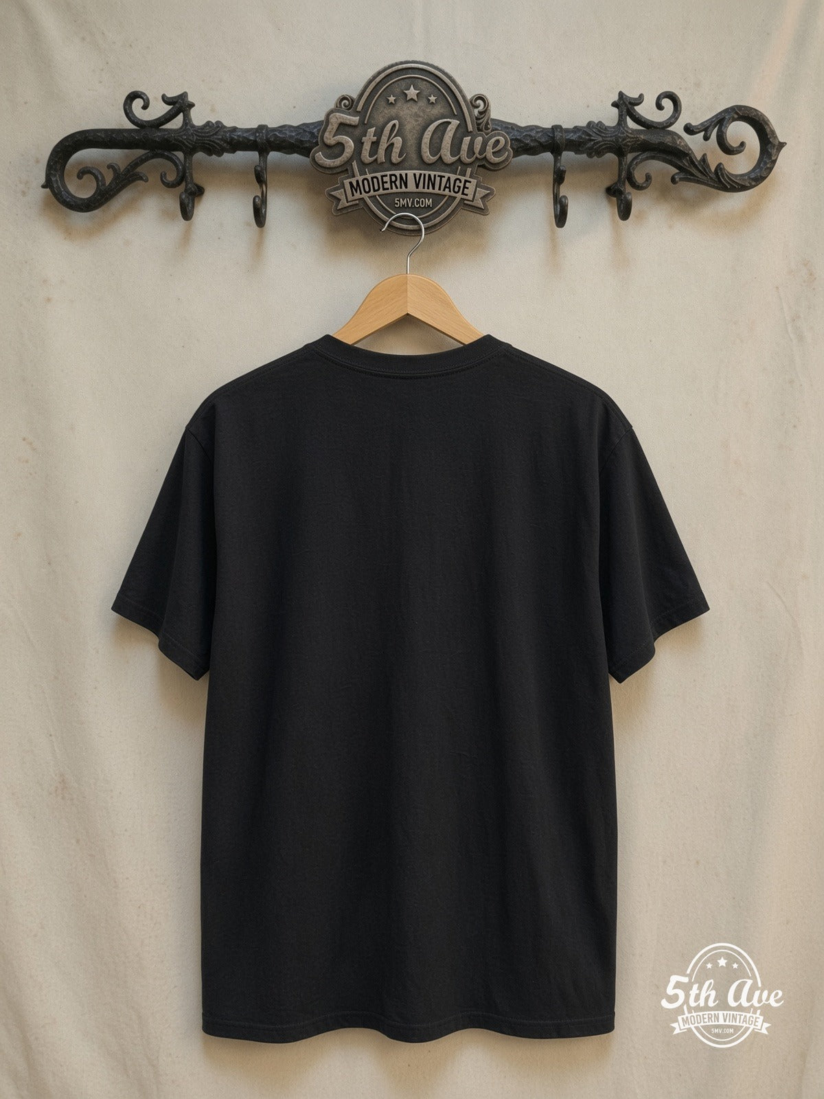 LL Cool J – Vintage Band T-Shirt — back on locked cream ornate 5th Ave rack