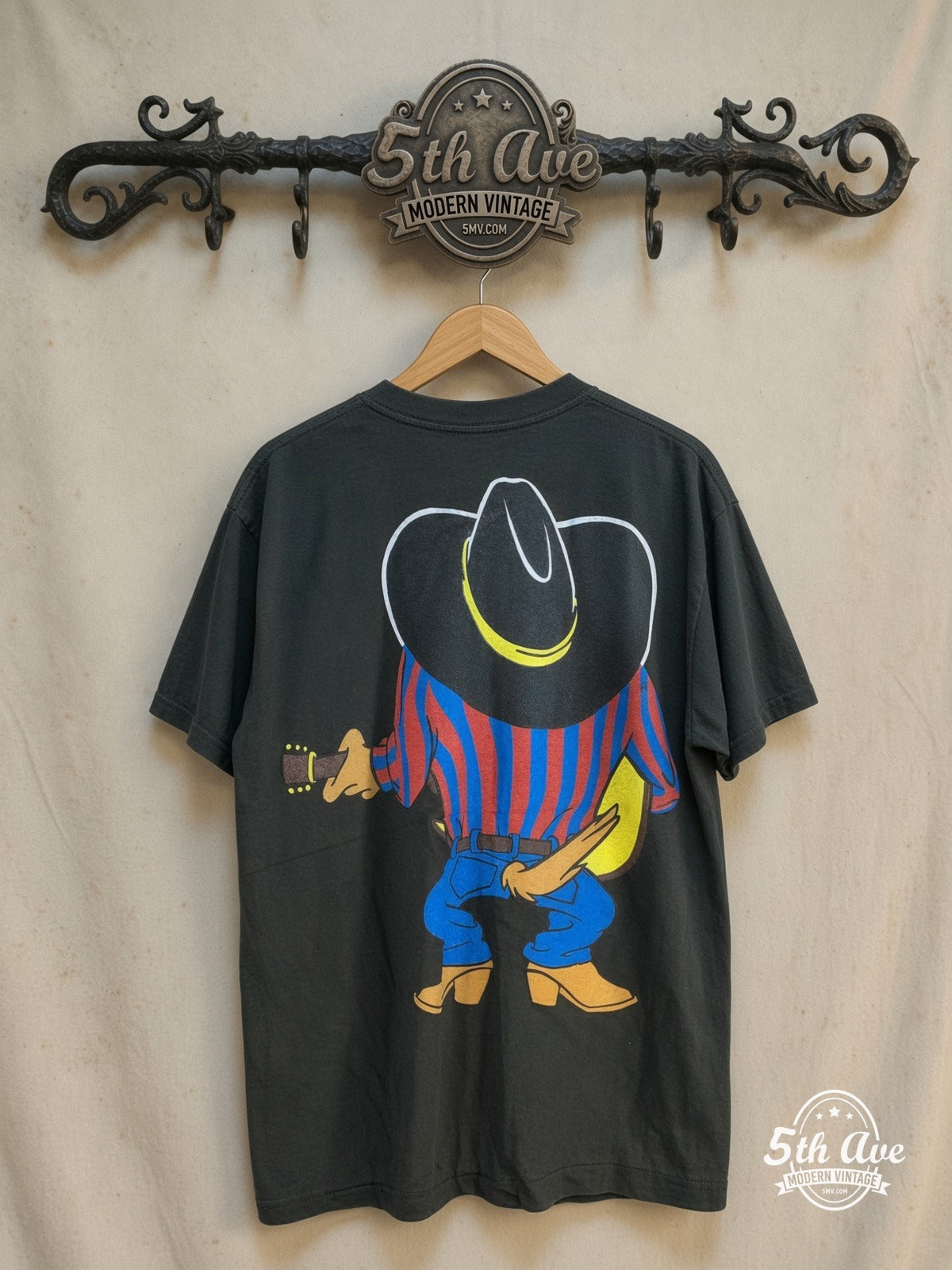 Looney Tunes vintage band t-shirt back on rack