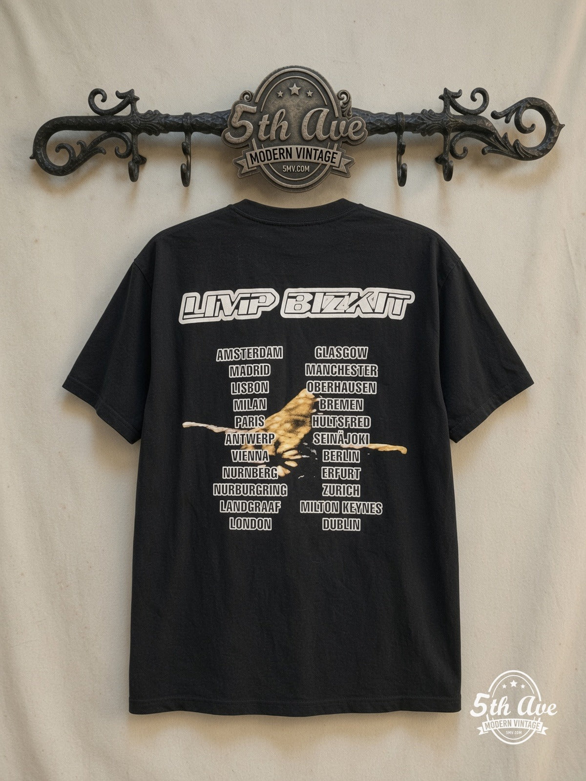 Limp Bizkit Chocolate Starfish vintage band t-shirt back on rack