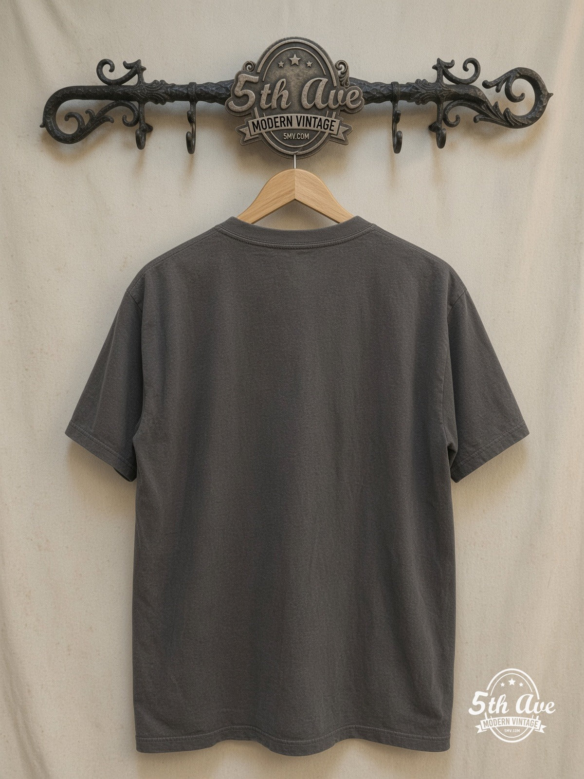 Depeche Mode – Playing the Angel – Vintage Band T-Shirt — back on locked cream ornate 5th Ave rack