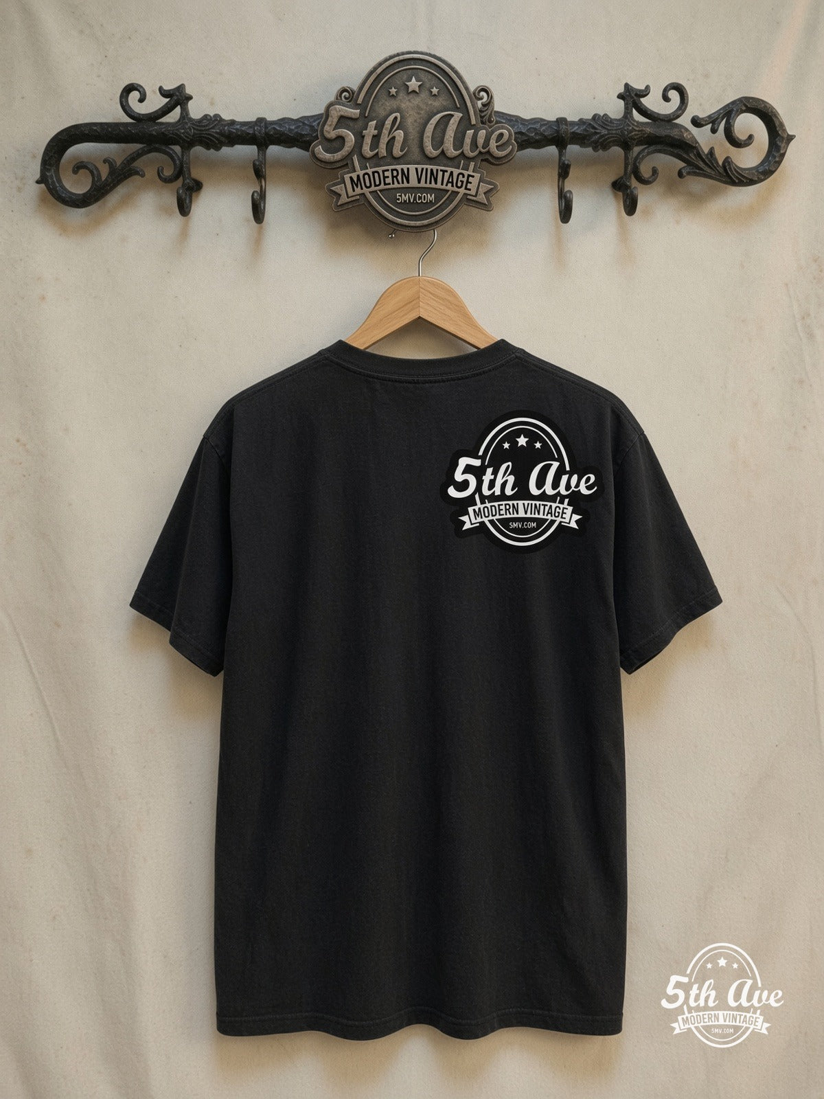 Green Day – Revolution Radio – Vintage Band T-Shirt — back on locked cream ornate 5th Ave rack