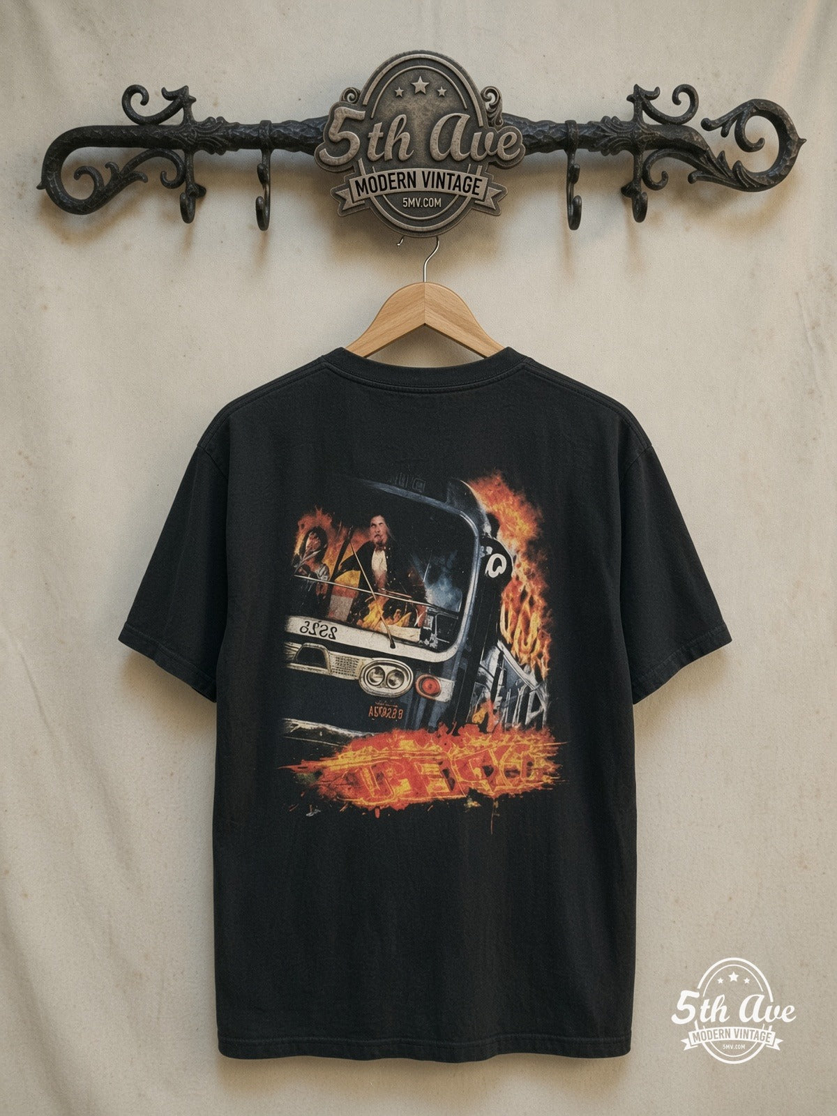 Speed – Vintage Movie Tee — back on locked cream ornate 5th Ave rack