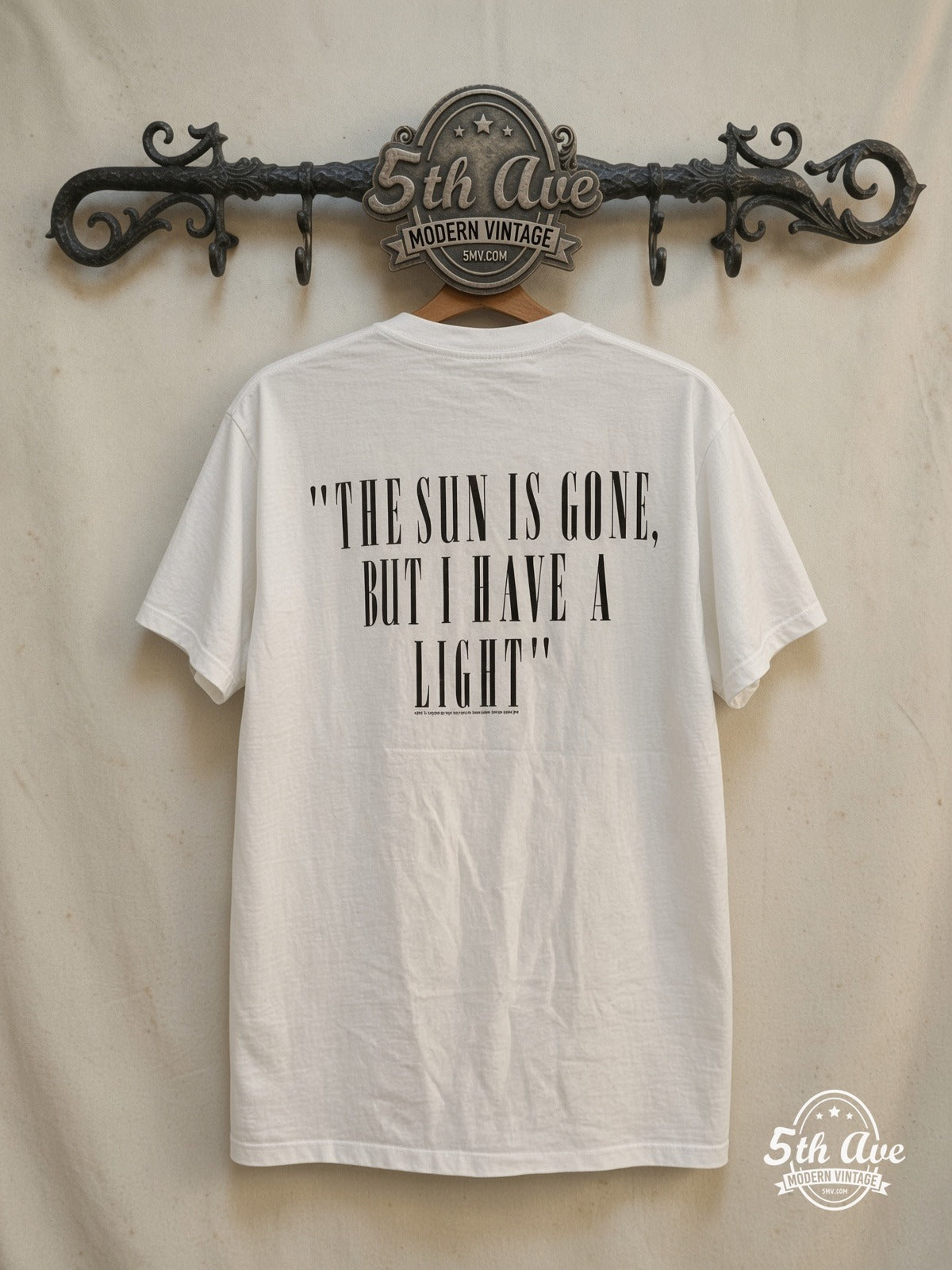 Kurt Cobain The sun is gone vintage band t-shirt back on rack