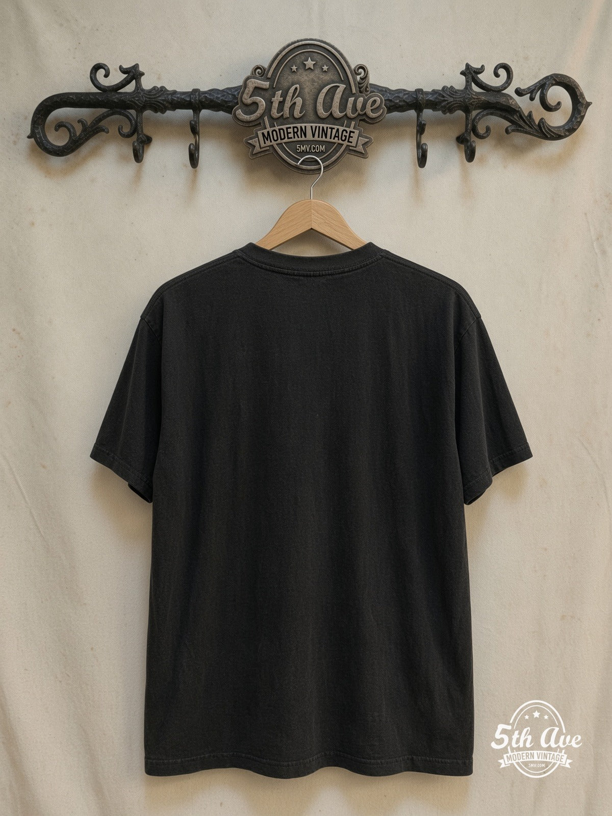 Sonic Youth – Dirty – Vintage Band T-Shirt — back on locked cream ornate 5th Ave rack