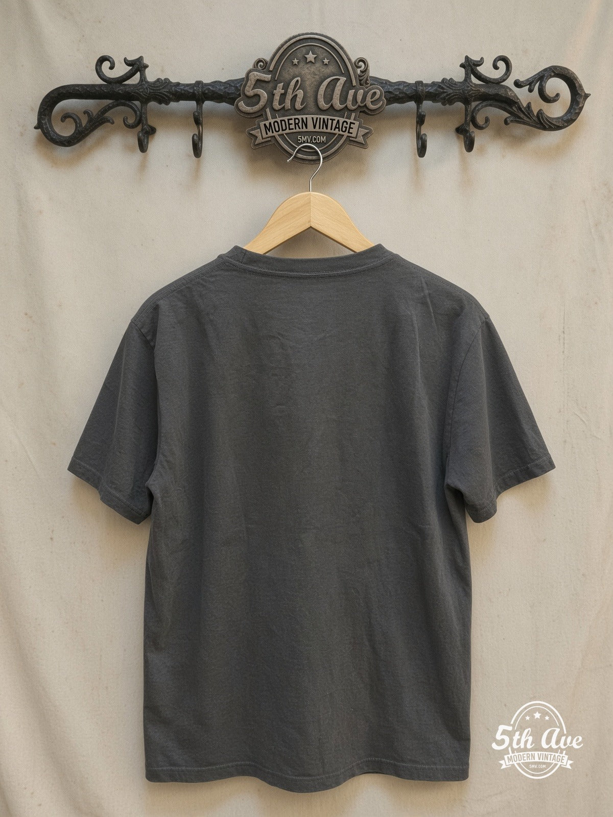 Led Zeppelin U.S. Tour 1977 vintage band t-shirt back on rack