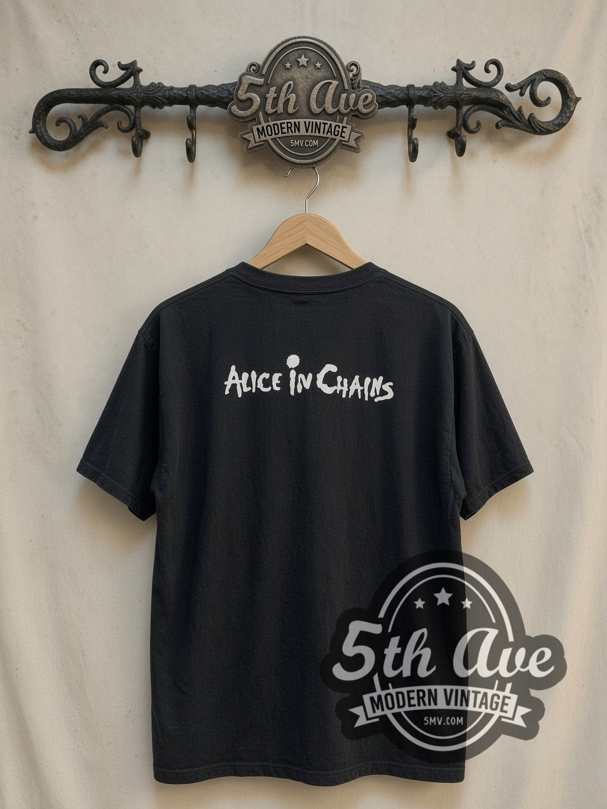 Alice in Chains Fall Tour 2006 Black Vintage Band T-Shirt