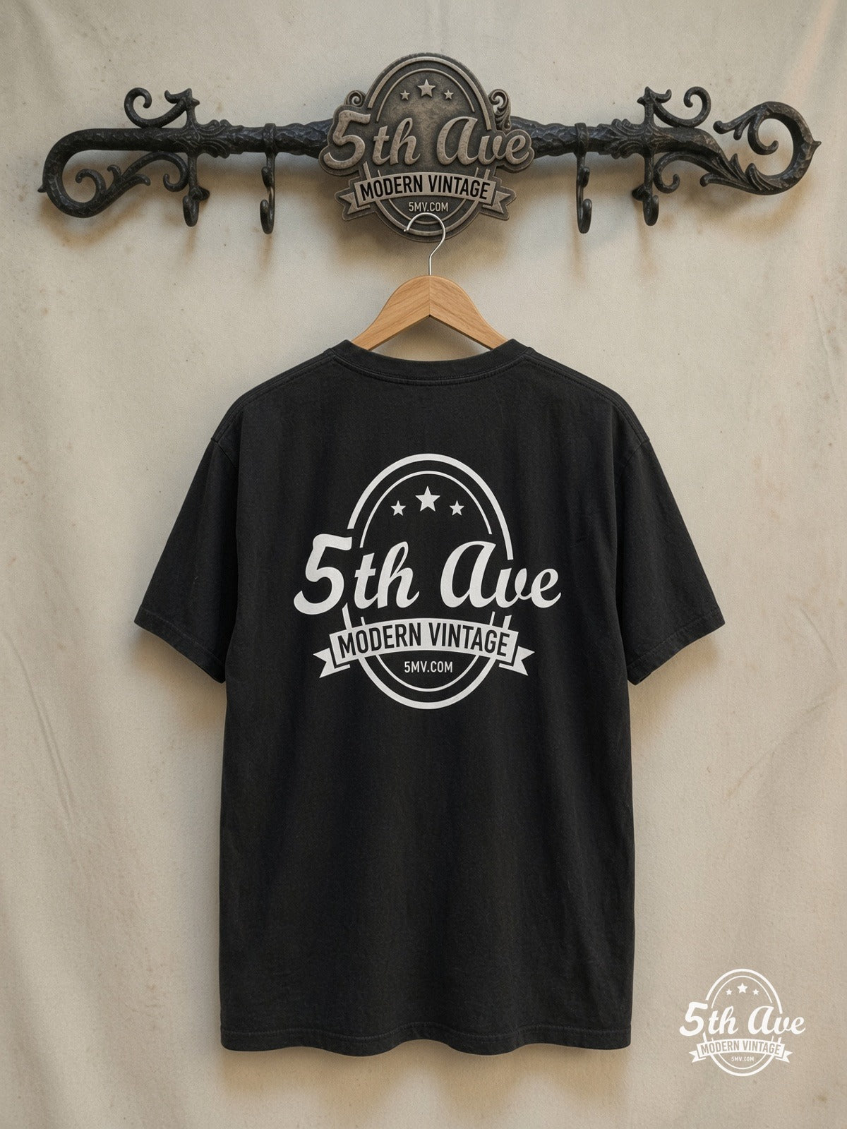 Bruce Lee – Enter the Legend – Vintage Movie Tee — back on locked cream ornate 5th Ave rack