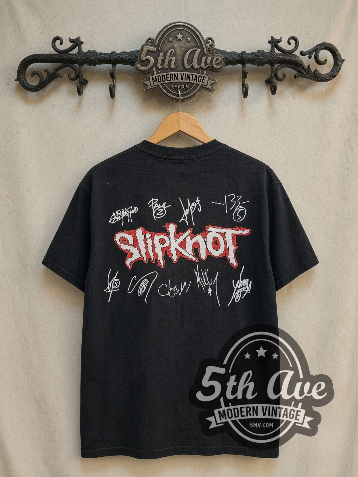 Slipknot Nonagram Black Vintage Band T-Shirt | 5MV