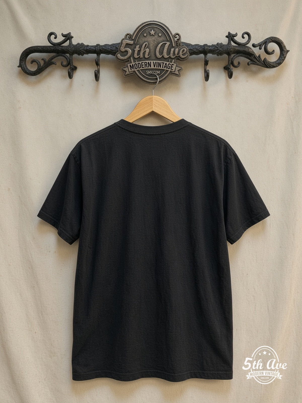Star Wars – Vintage Movie Tee — back on locked cream ornate 5th Ave rack