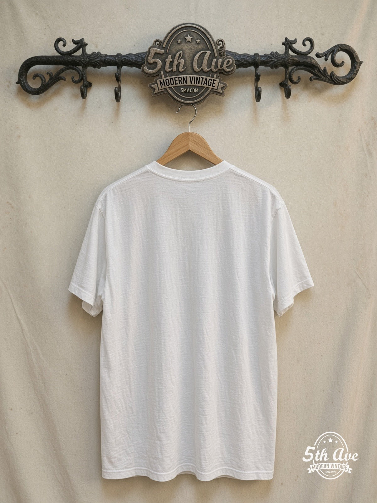 Betty Boop – Betty Boop x Nike – New Vintage Graphic Tee — back on locked cream ornate 5th Ave rack